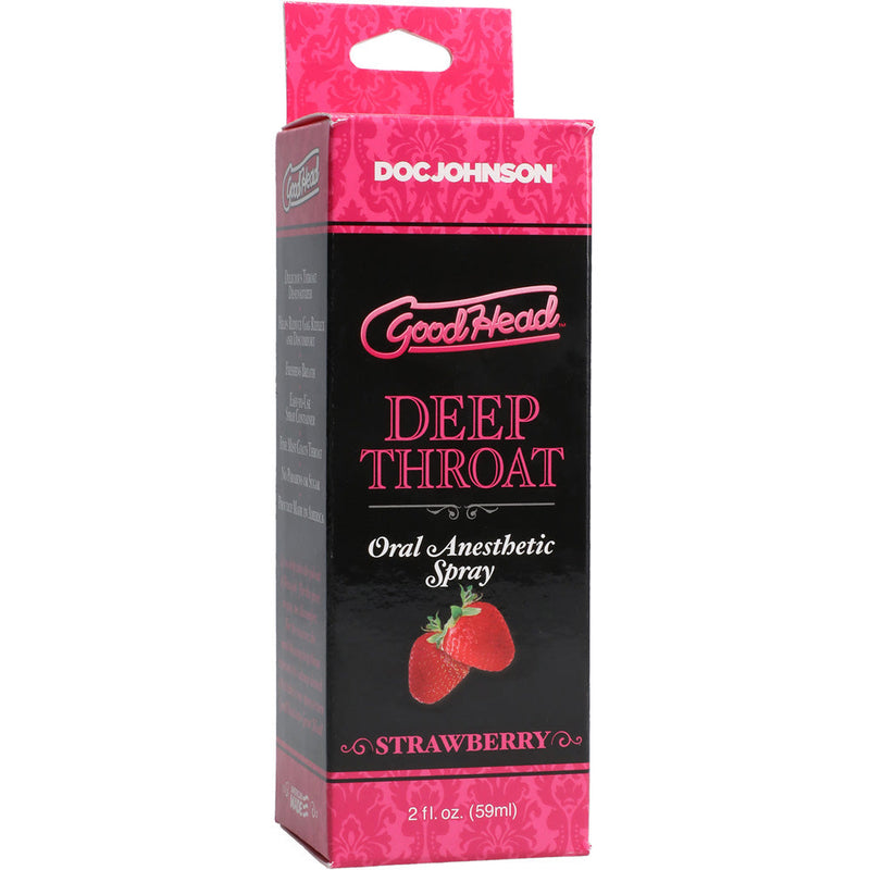 Goodhead Deep Throat Spray Sweet Strawberry