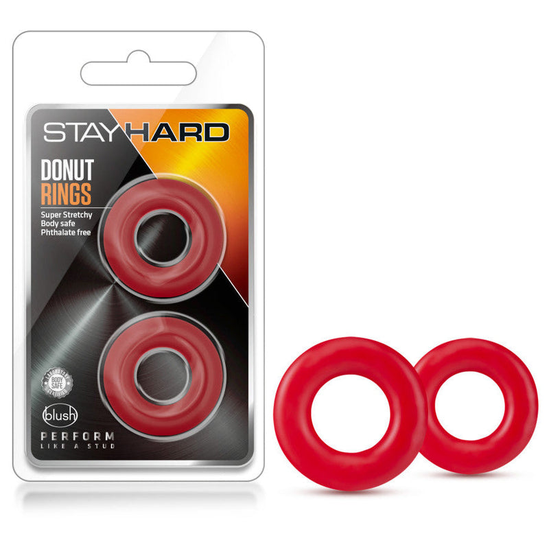 Stay Hard Donut Rings