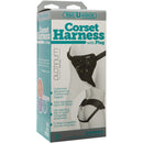 Vac-U-Lock Platinum Corset Harness With Plug