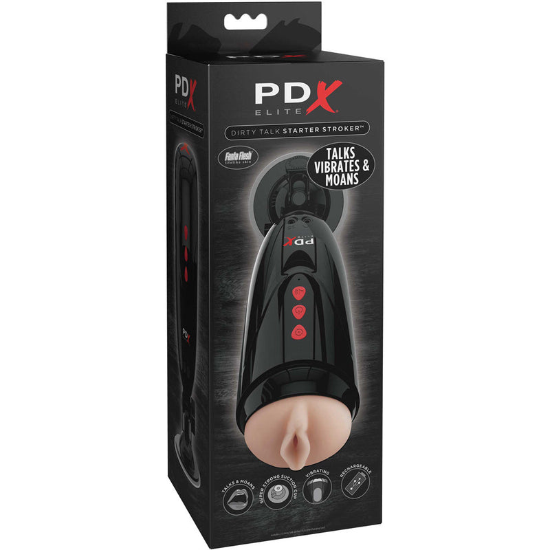 PDX Elite Dirty Talk Starter Stroker