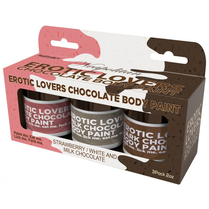 Erotic Chocolate Body Paints 3 Pack