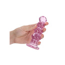 Realrock Crystal Clear Curvy Dildo Or Butt Plug