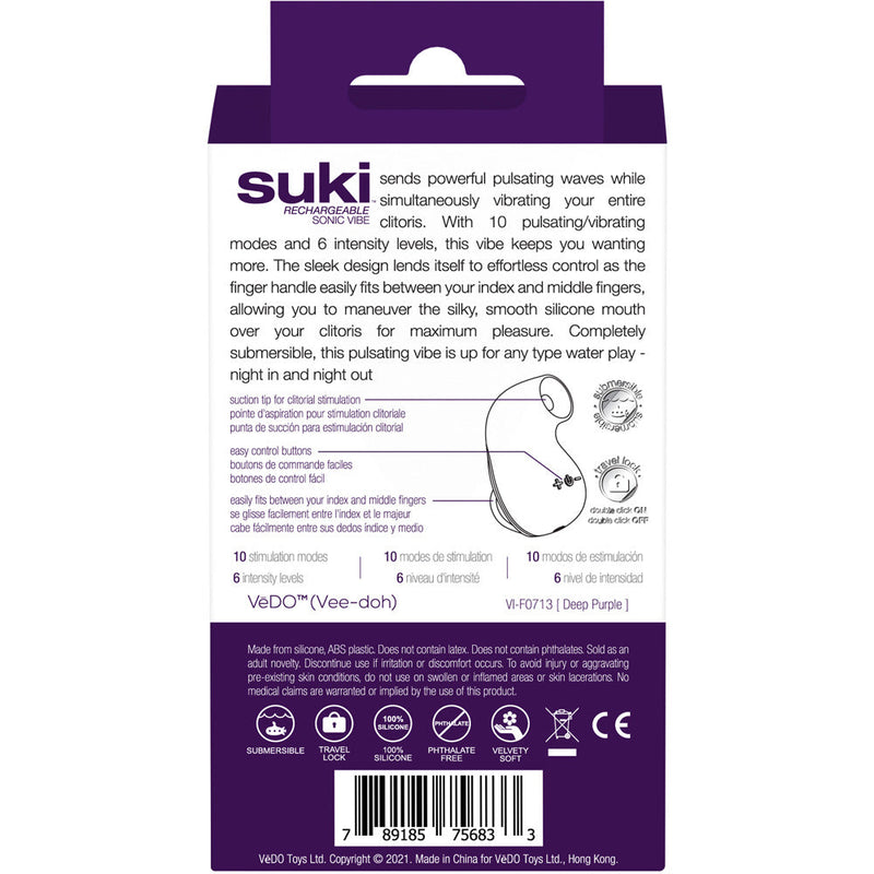 Suki Rechargeable Sonic Vibe