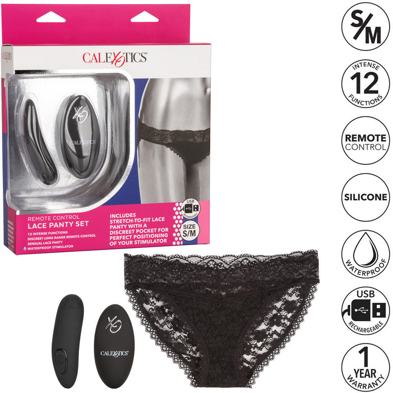 Remote Control Lace Panty Set