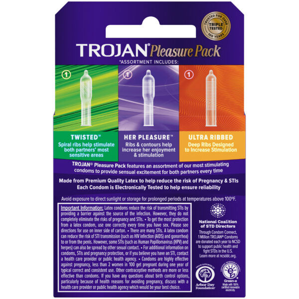 Trojan Pleasure Pack Condoms