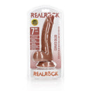 Curved Realistic Dildo With Balls And Suction Cup