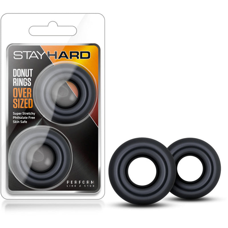 Stay Hard Donut Rings Oversized