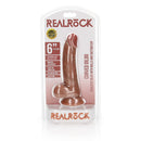 Curved Realistic Dildo With Balls And Suction Cup