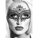 Ouch! Black & White Lace Eye Mask Queen