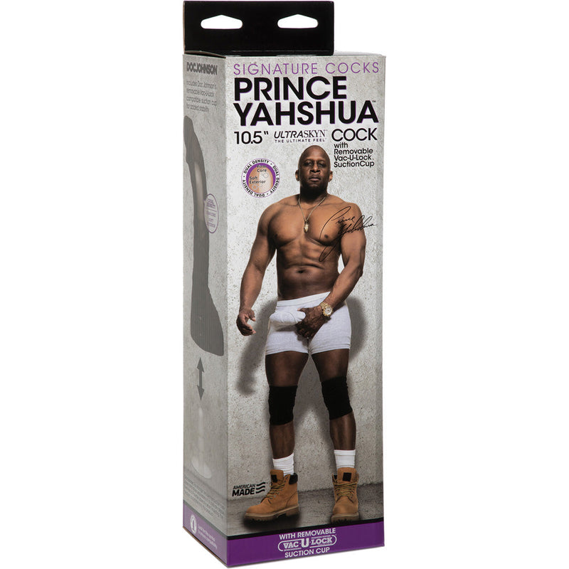 Signature Cocks Prince Yahshua Ultraskyn Cock With Removable Vac-U-Lock Suction Cup